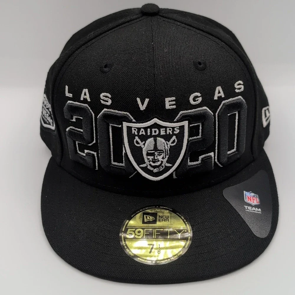 Las Vegas Raiders New Era 59fifty Fitted Hat 7 1/8 Welcome To Las Vegas Patch